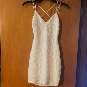 Windsor Ivory Lace Mini Dress
